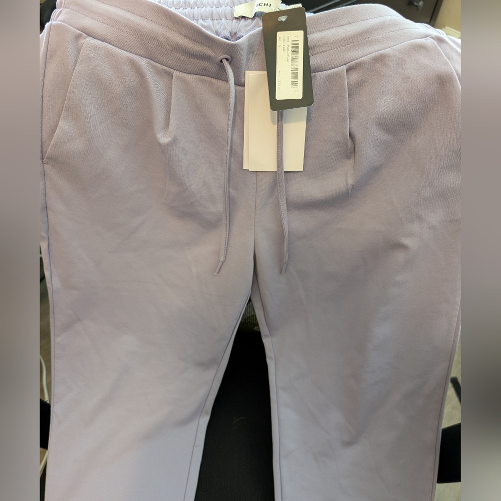 Ichi Brand Lilac Ikhate Trousers Size Large
